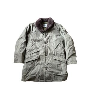 Penfield By Trailwear Waterproof Men's Chore Jacket Size M Green Fur Collar